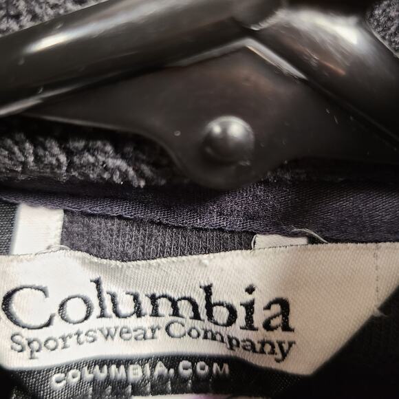 Men's Columbia Brown Full Zip Fleece Jacket M - Super Soft & Cozy with Pockets - Picture 4 of 5